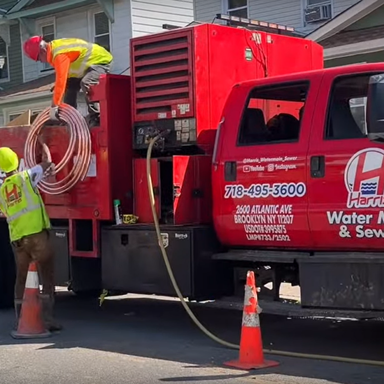 Lead to copper water main upgrade